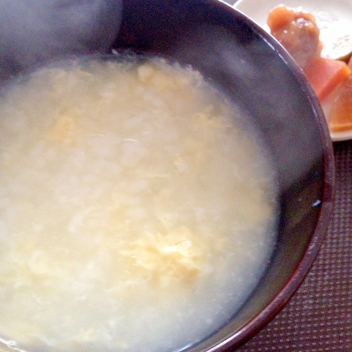 おかゆ 卵粥 朝食夜食やダイエットにも レシピ 作り方 By Balletmom 楽天レシピ